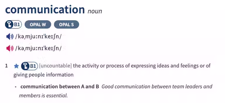 Communication