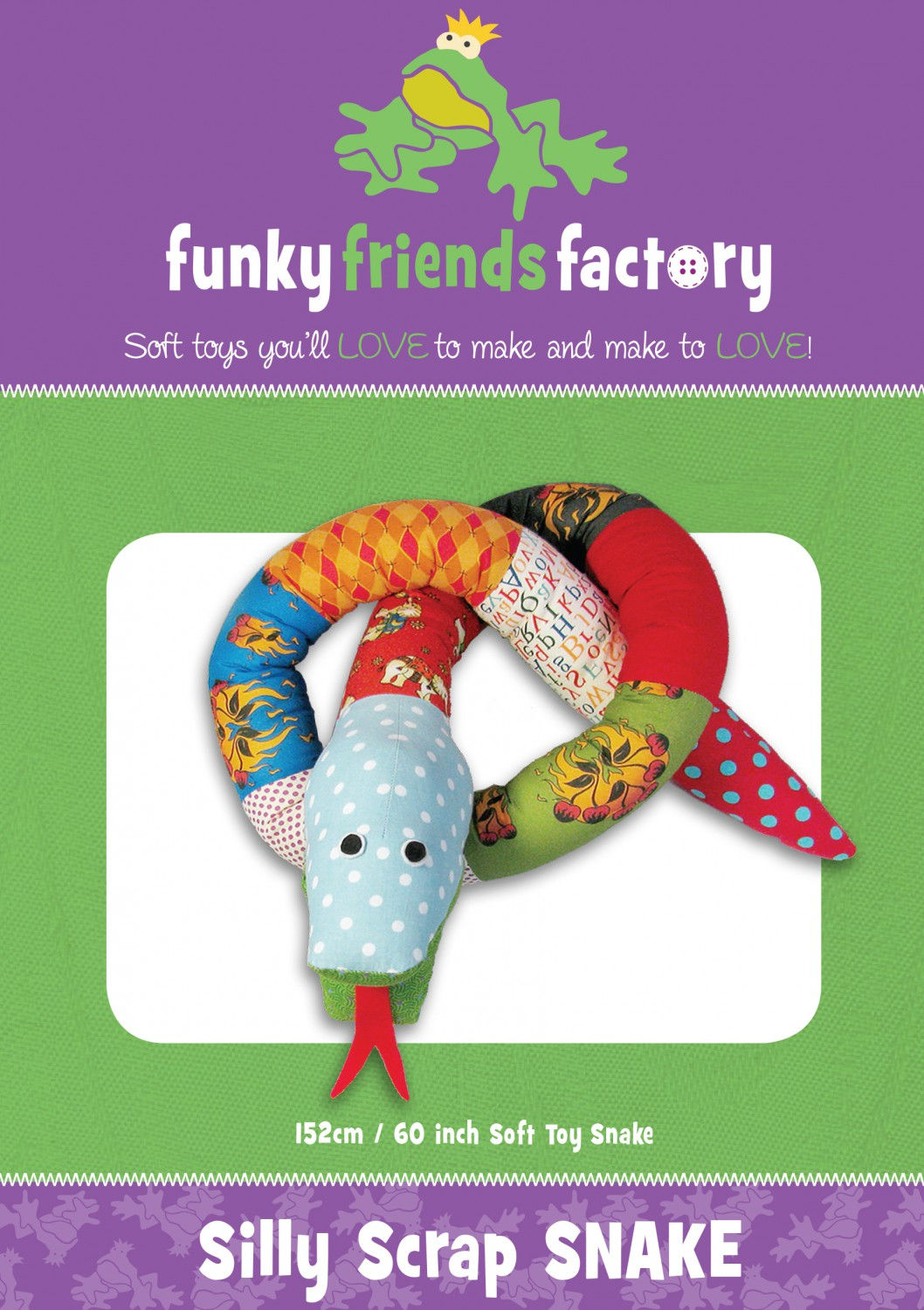 Silly ScrapSnake by Funky Friends Factory