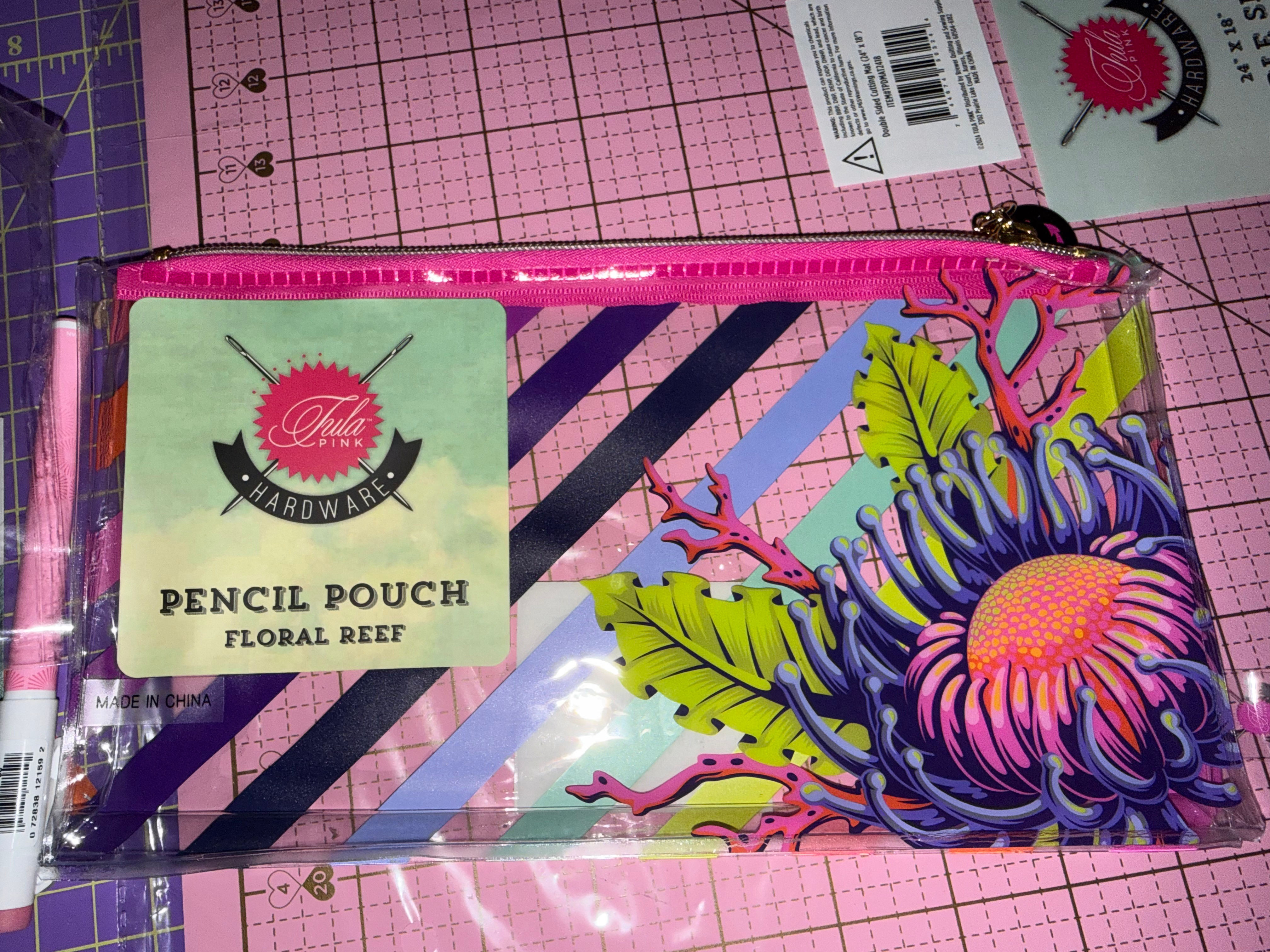 Floral Reef Pencil Pouch by Tula Pink