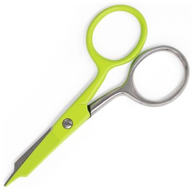 Tula Pink Glitch Green Large Ring Micro Tip Scissors