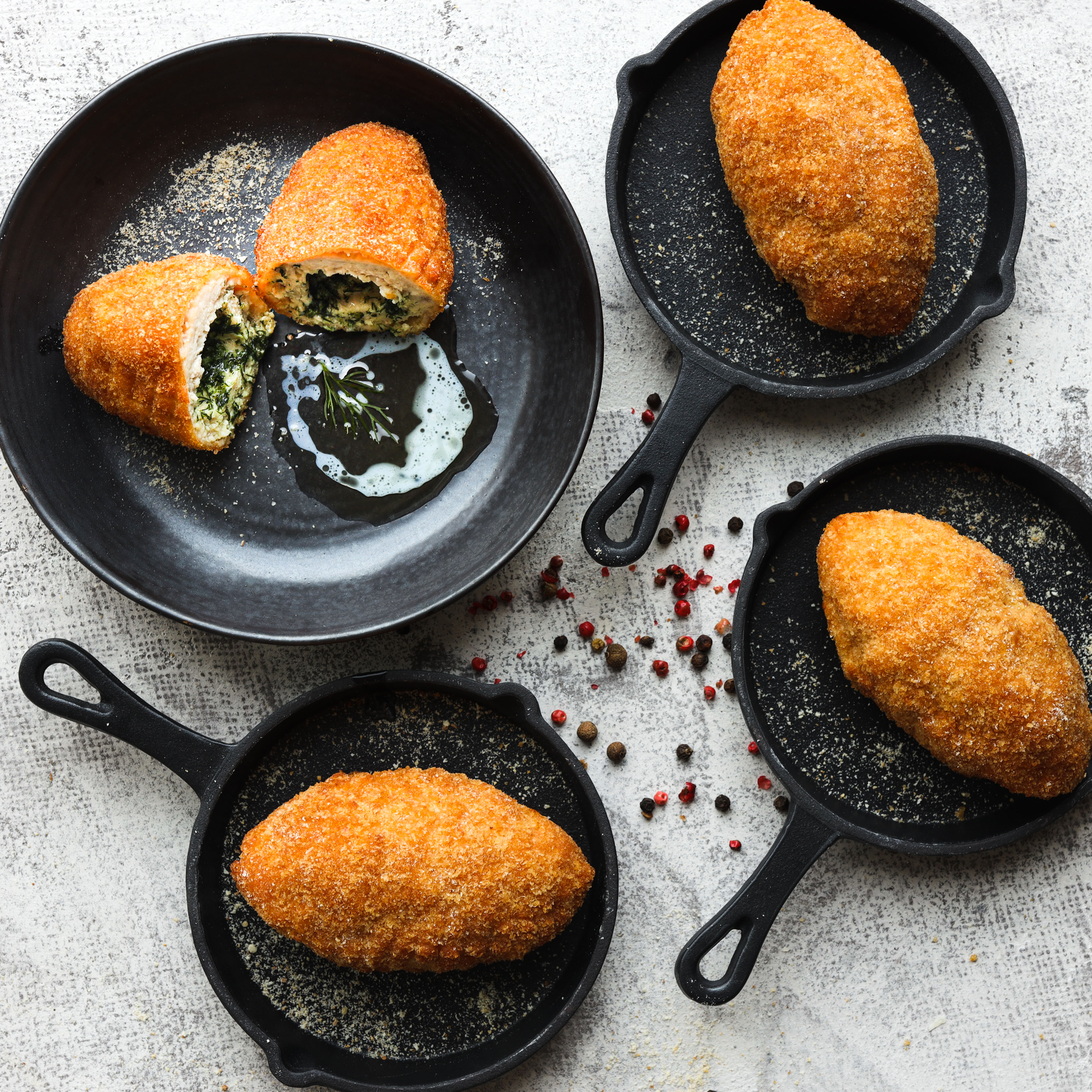 Kyjivo kotletas.  (4 vnt.)