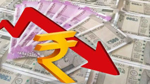 രൂപയുടെ ഇടിവ് തുടരുന്നു;  ഓഹരി വിപണിയിൽ തകർച്ച