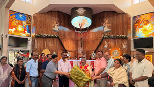 ഫാ സെബാസ്റ്റ്യൻ കല്ലടയിലിന് യാത്രയയപ്പ് നൽകി