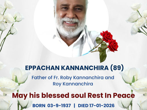 ഫാ. റോബി കണ്ണഞ്ചിറയുടെ പിതാവ് നിര്യാതനായി