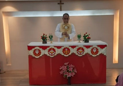 മാതൃവേദിയുടെ നേതൃത്വത്തിൽ ദിവ്യകാരുണ്യ ആരാധന നടത്തി.