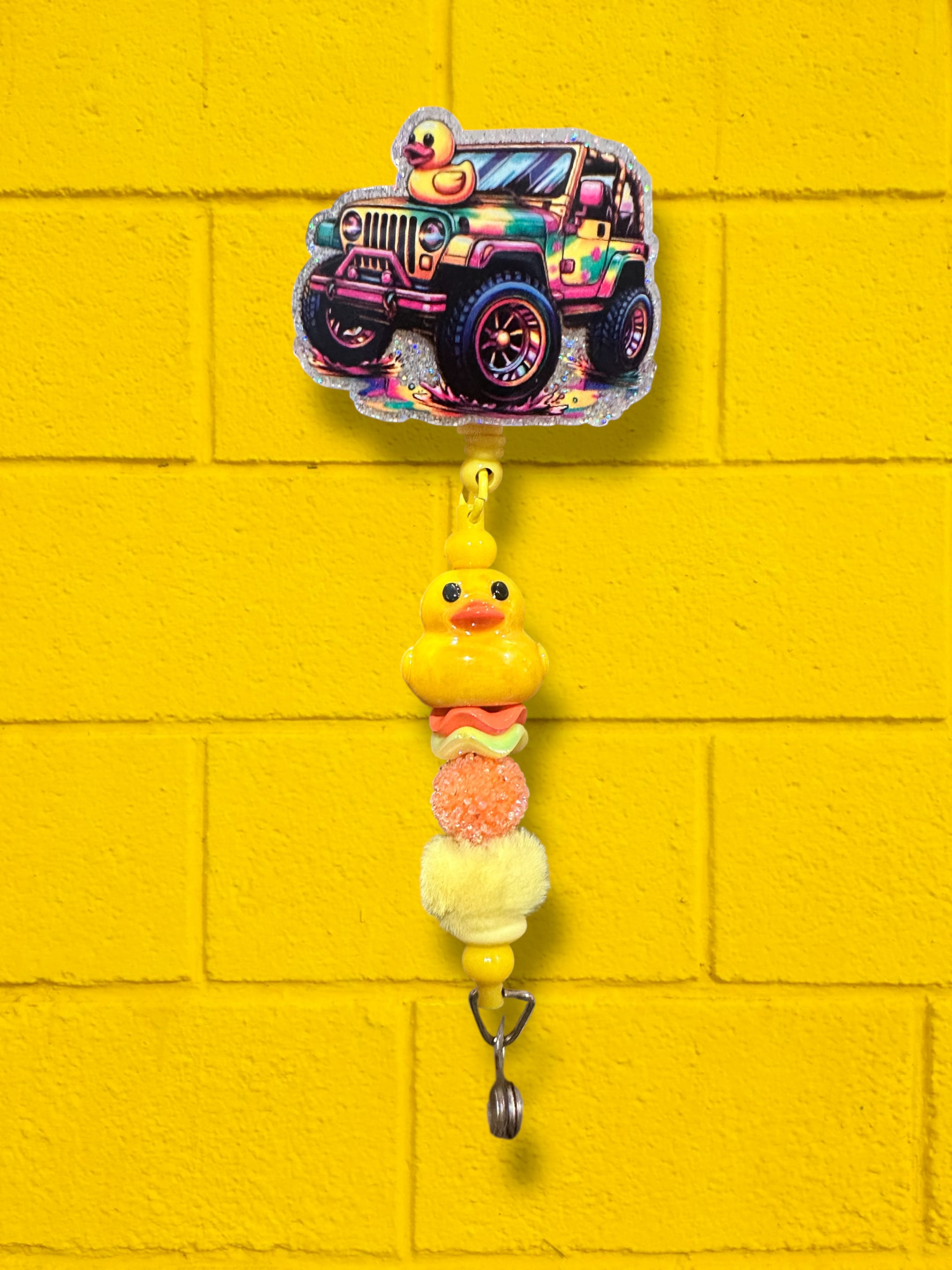 Jeep Beaded Badge Reel
