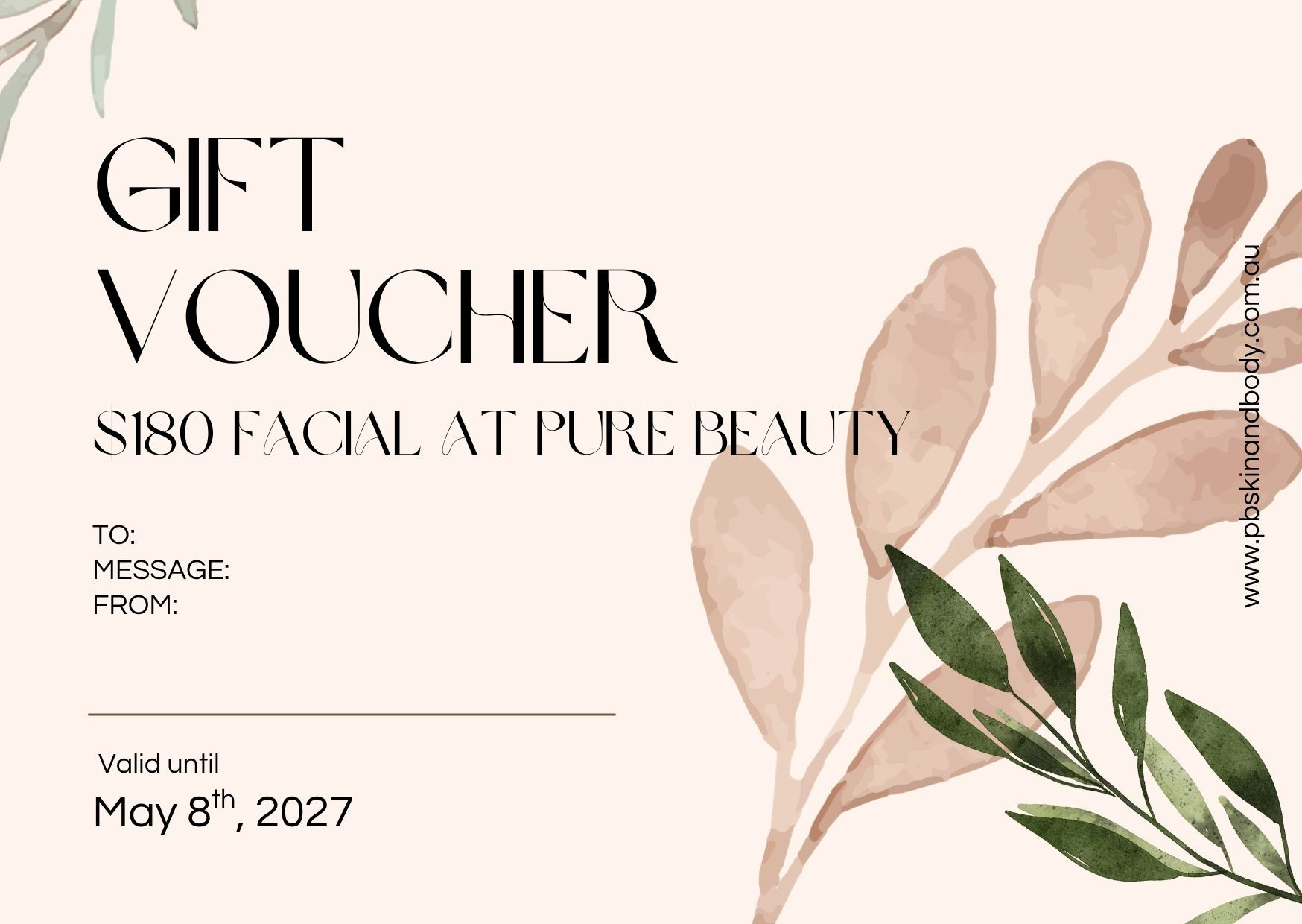 E-Gift Certificate - Botanical