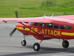 Cessna on ramp