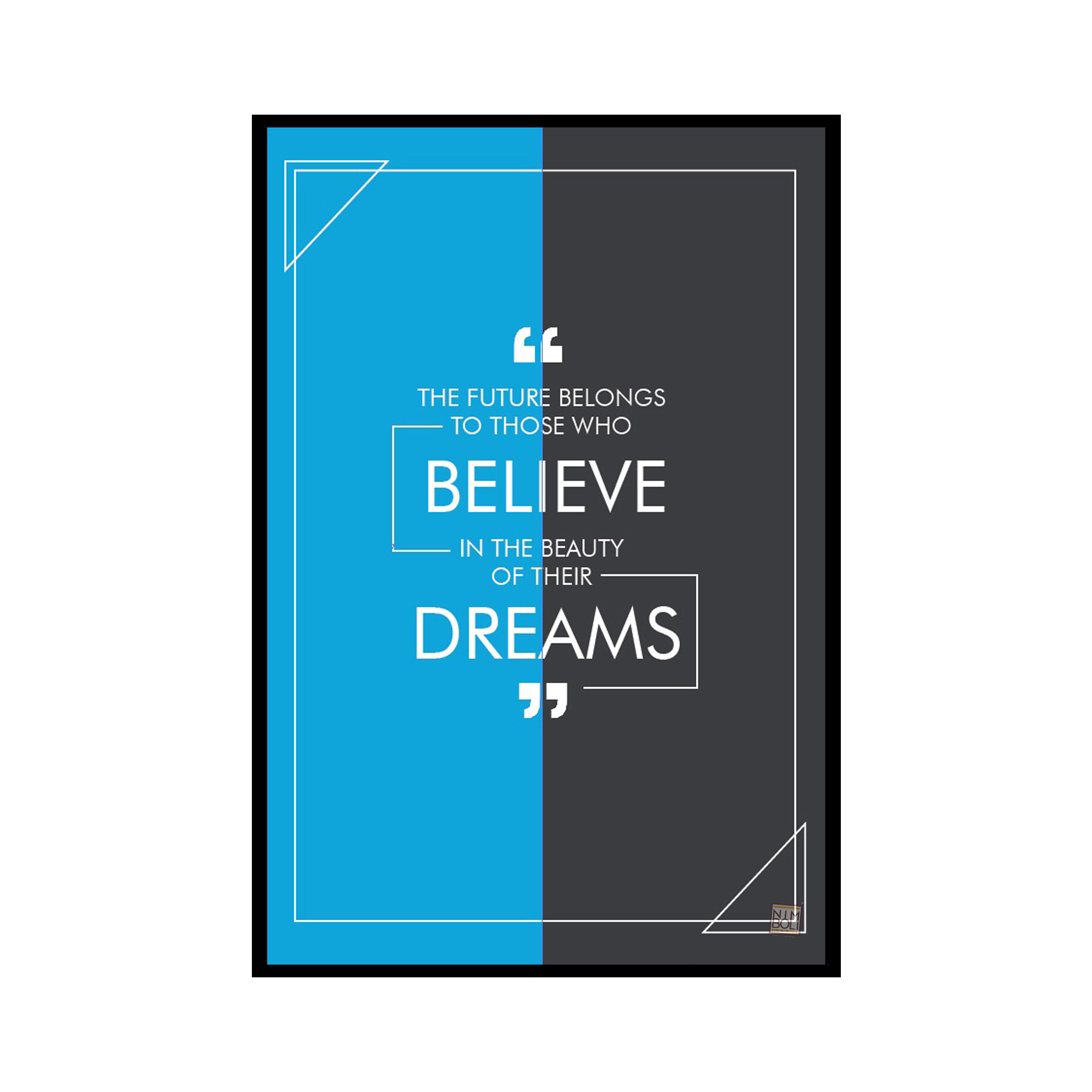 Nimboli Frames - Motivational Quote Framed Wall Frame - 0038