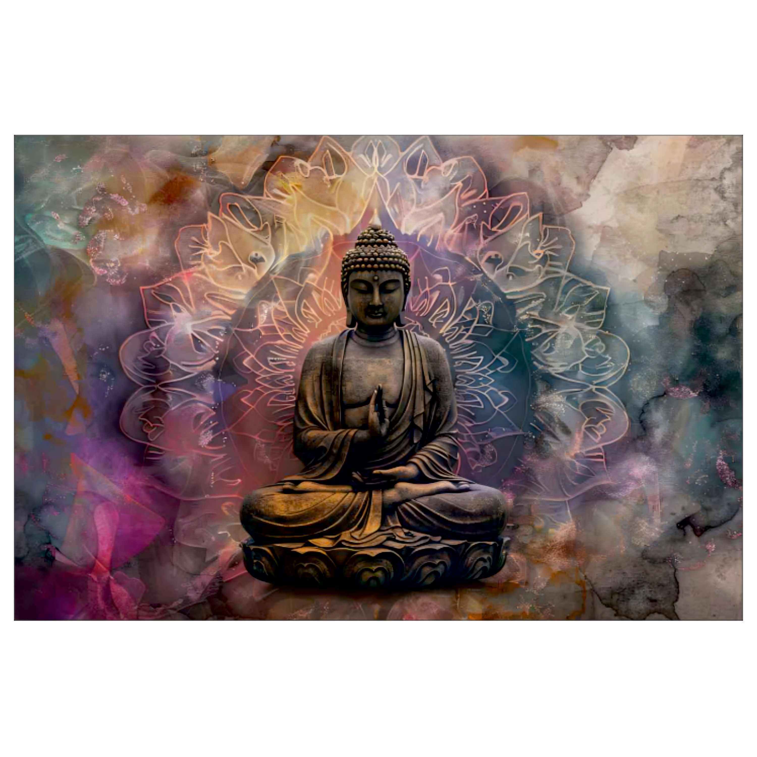 Nimboli Frames - Buddha Spiritual Wall Frame - 0013