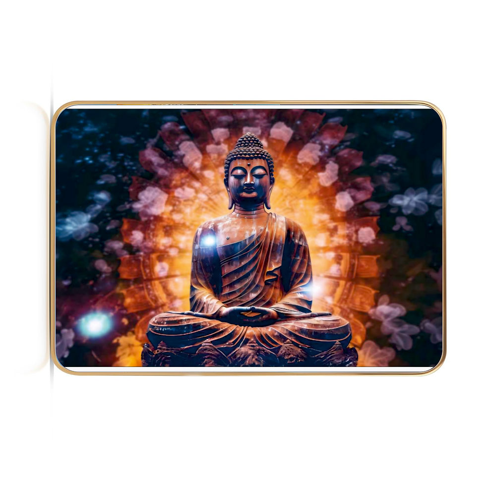 Thumbnail: Nimboli Frames - Buddha Spiritual Wall Frame - 0017