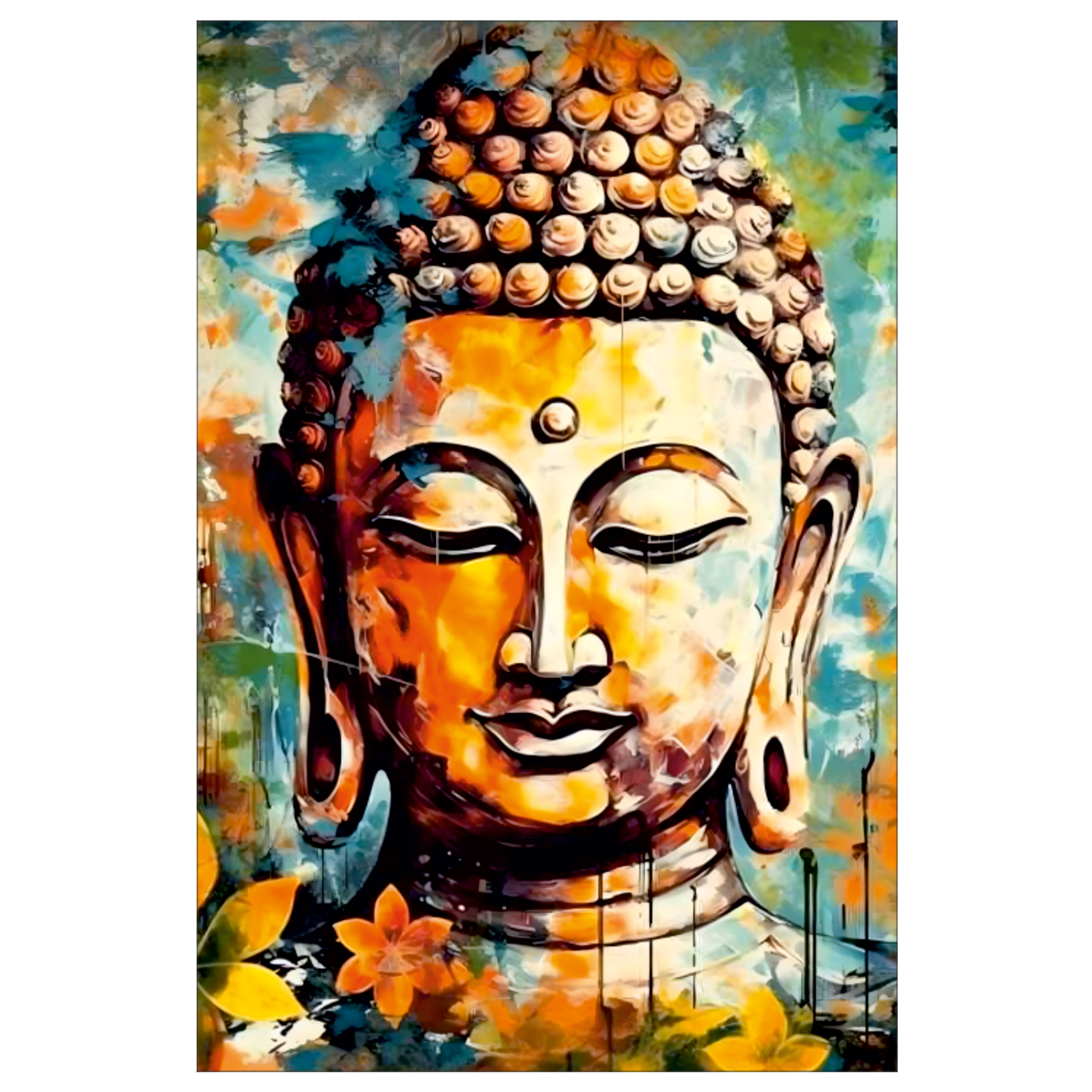 Nimboli Frames - Buddha Spiritual Wall Frame - 0005