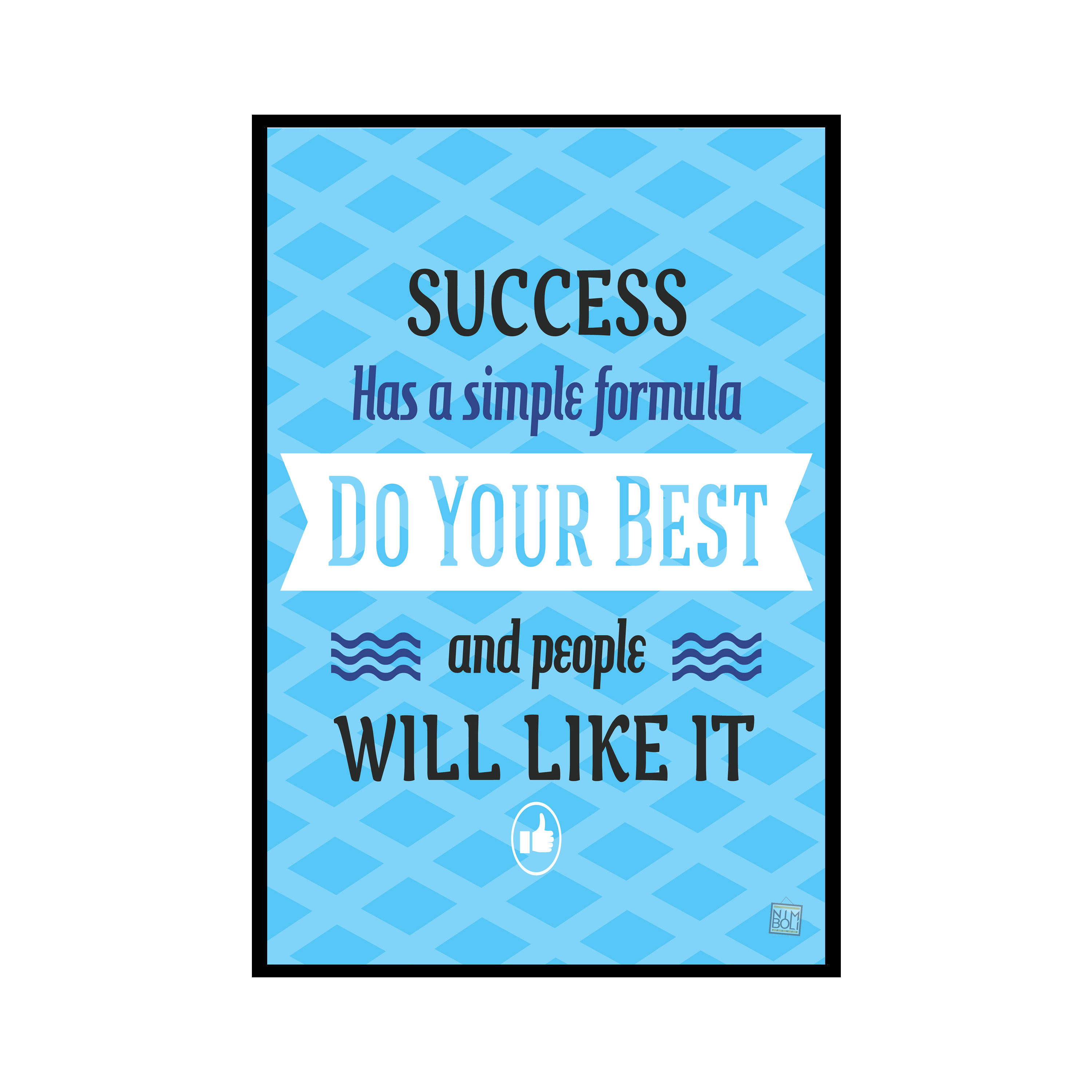 Nimboli Frames - Motivational Quote Framed Wall Frame - 0014