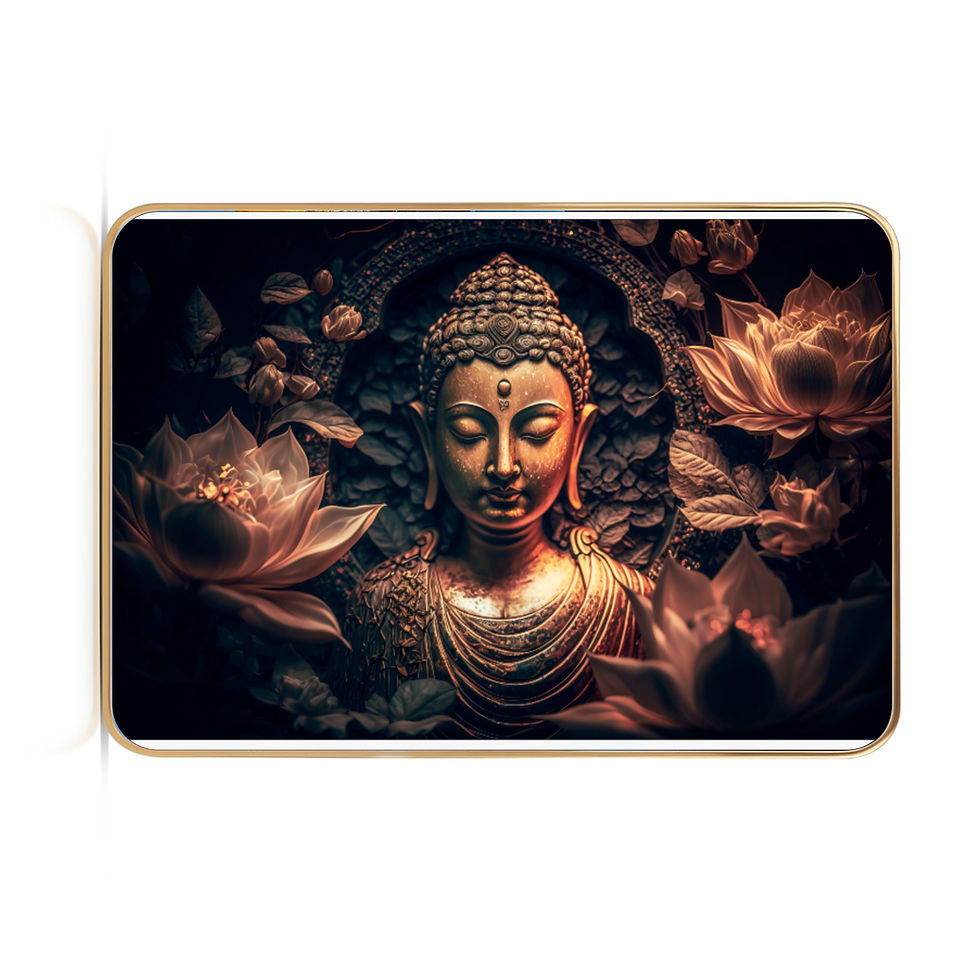 Thumbnail: Nimboli Frames - Buddha Spiritual Wall Frame - 0021