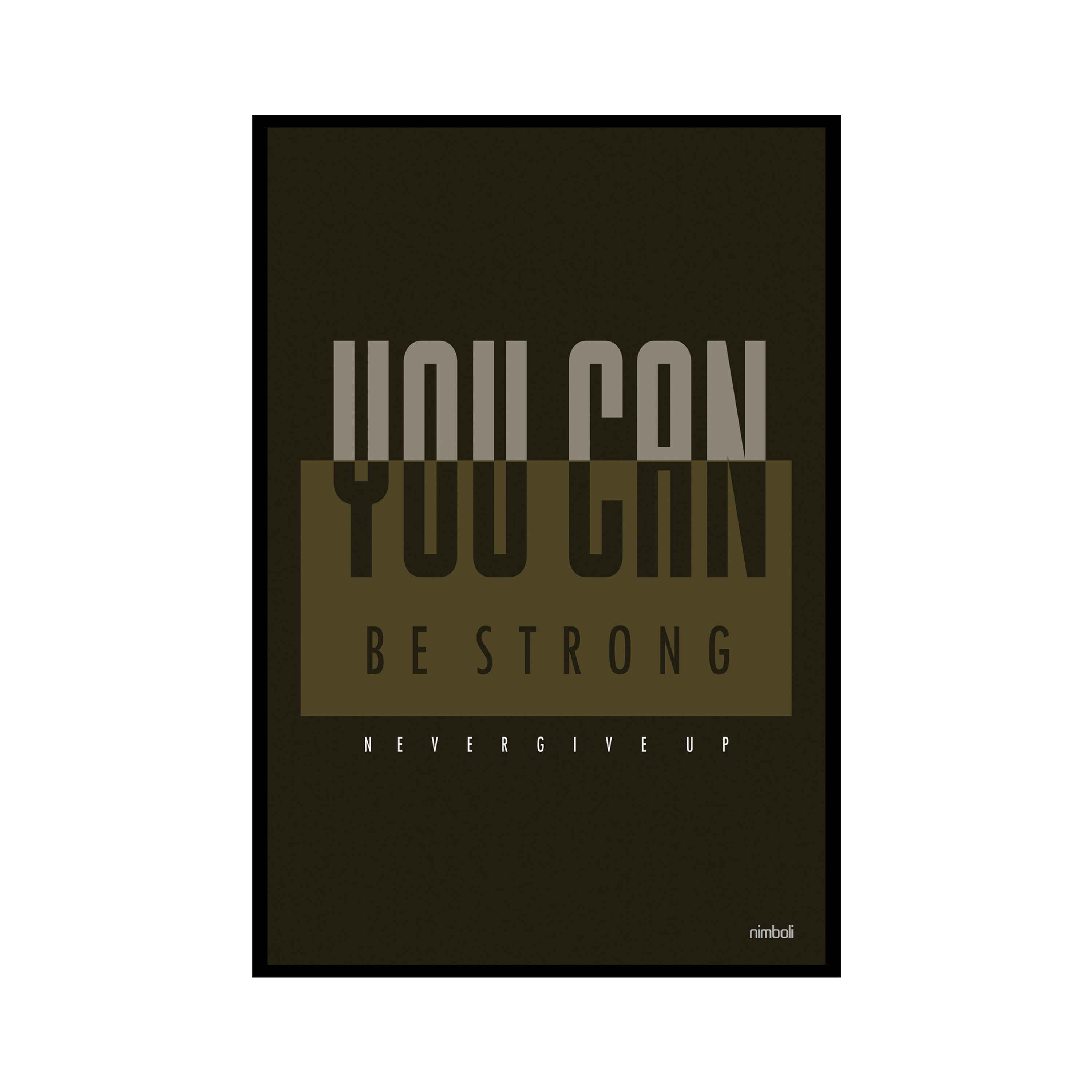 Nimboli Frames - Motivational Quote Framed Wall Frame - 0183