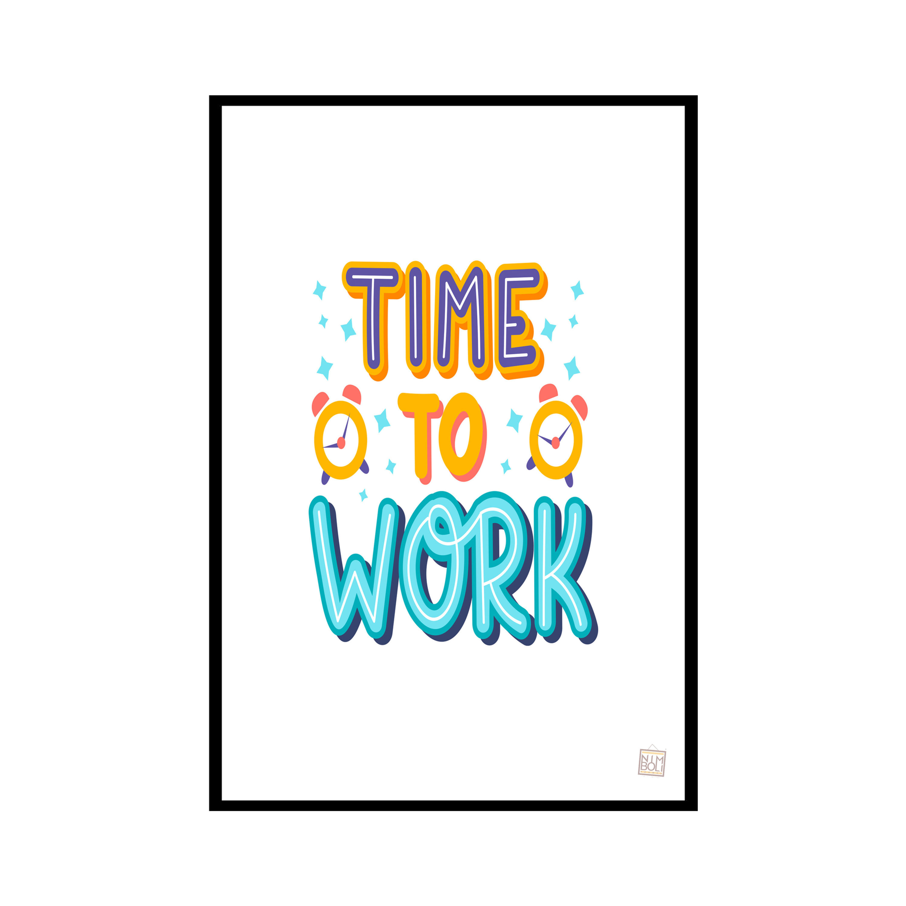 Nimboli Frames - Motivational Quote Framed Wall Frame - 0006