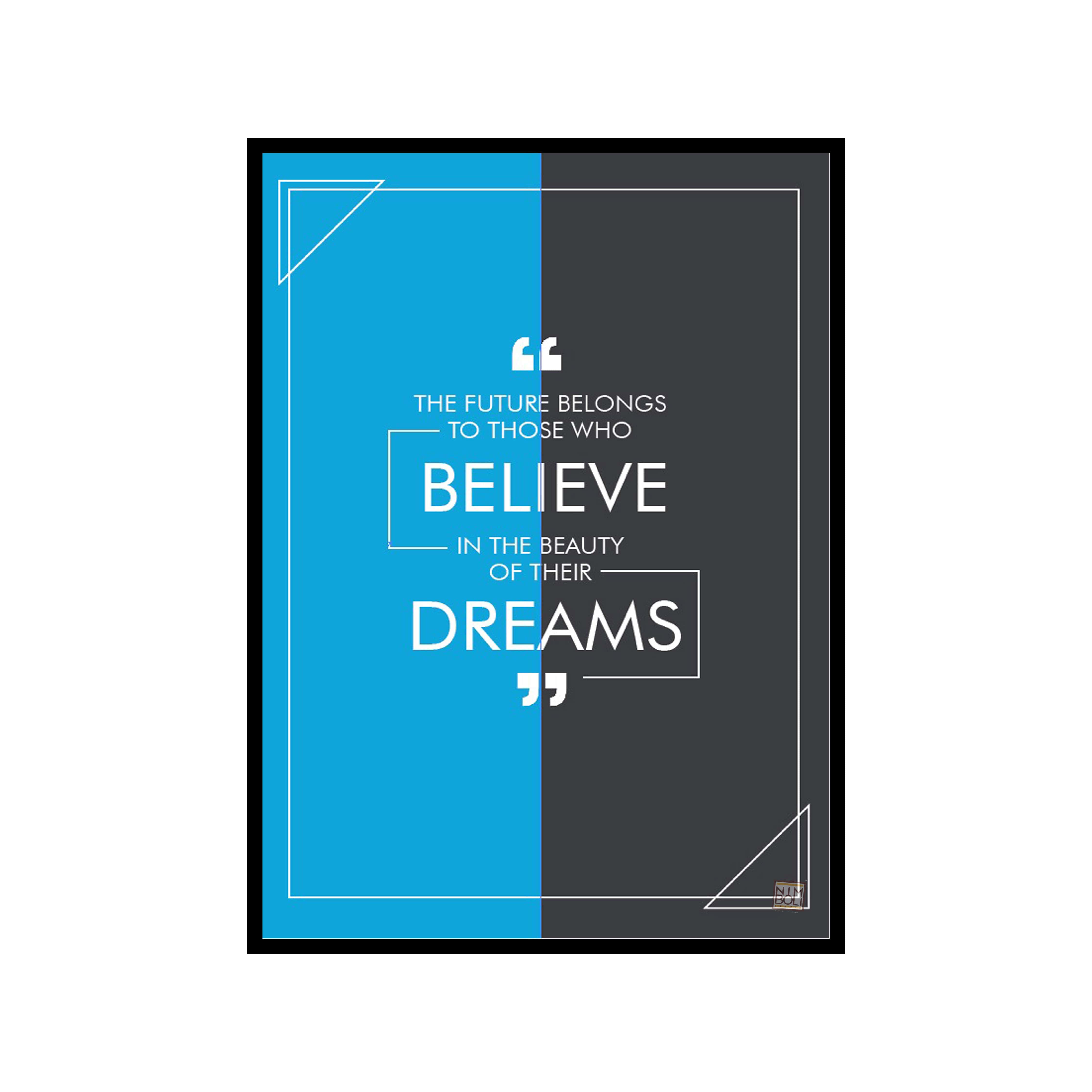 NIMBOLI Frames Inspirational Wall Art Decor -016