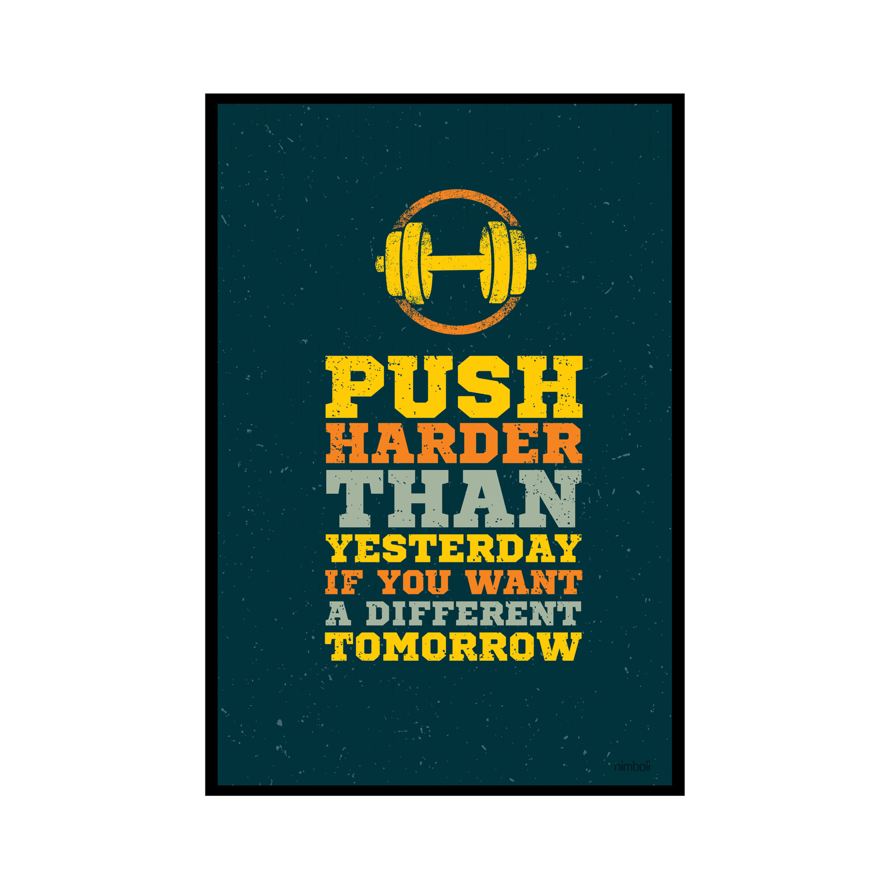 Nimboli Frames - Motivational Quote Framed Wall Frame - 0073