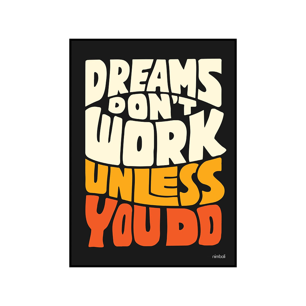 NIMBOLI Frames Inspirational Wall Art Decor -087