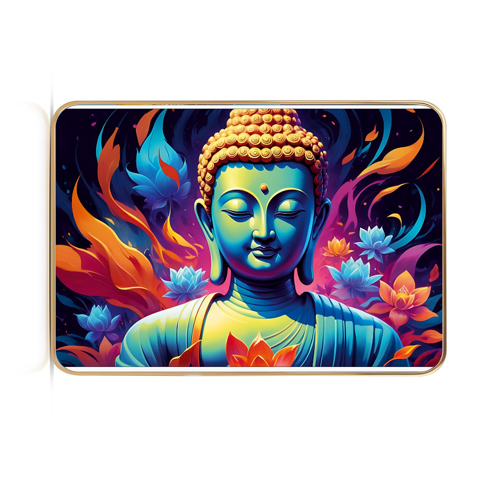 Thumbnail: Nimboli Frames - Buddha Spiritual Wall Frame - 0029