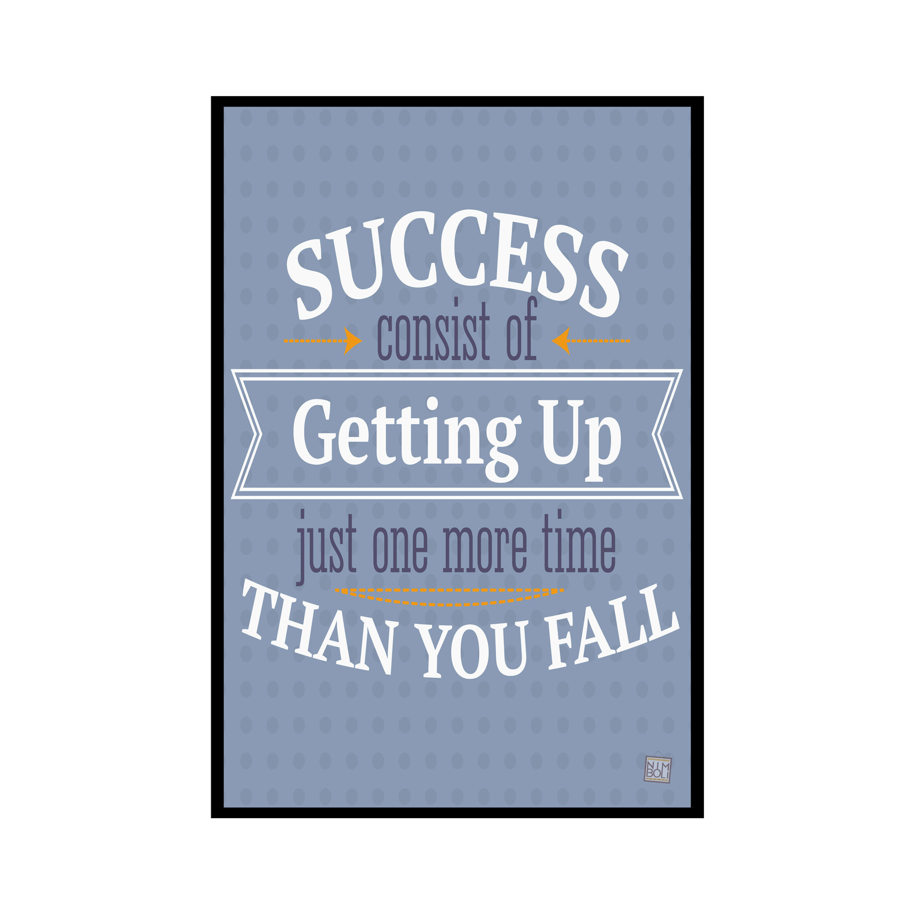Nimboli Frames - Motivational Quote Framed Wall Frame - 0013
