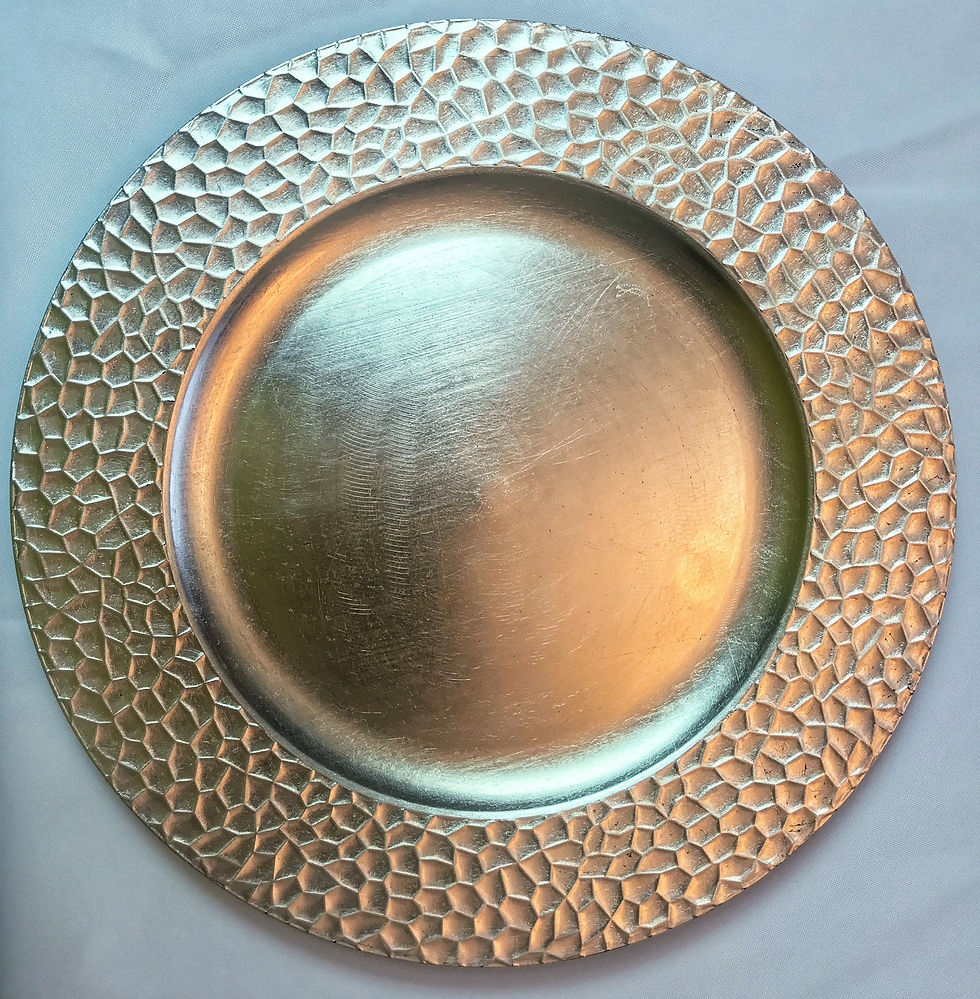 Gold Hammered Acrylic