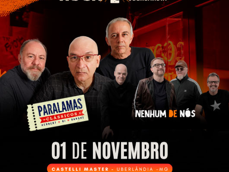 Os Paralamas do Sucesso e Nenhum de Nós se apresentam no Uberlândia Rock Festival