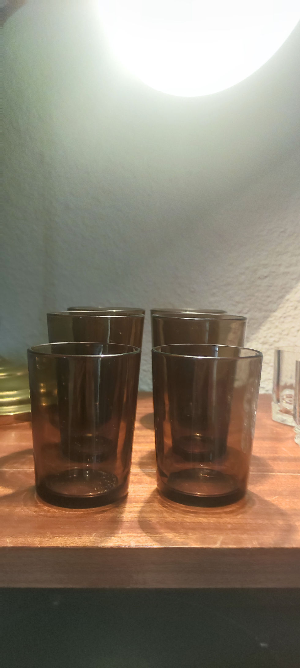 Miniature : Ensemble verre en verre fumée Vintage 70' VERECO