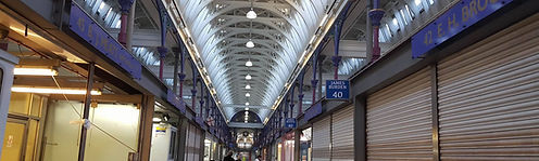 Adaptive reuse of Smithfield, UK into a wellness and community center.
