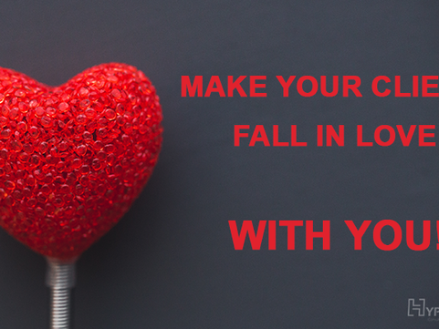 This Valentine’s Day make your clients fall in love… WITH YOU!