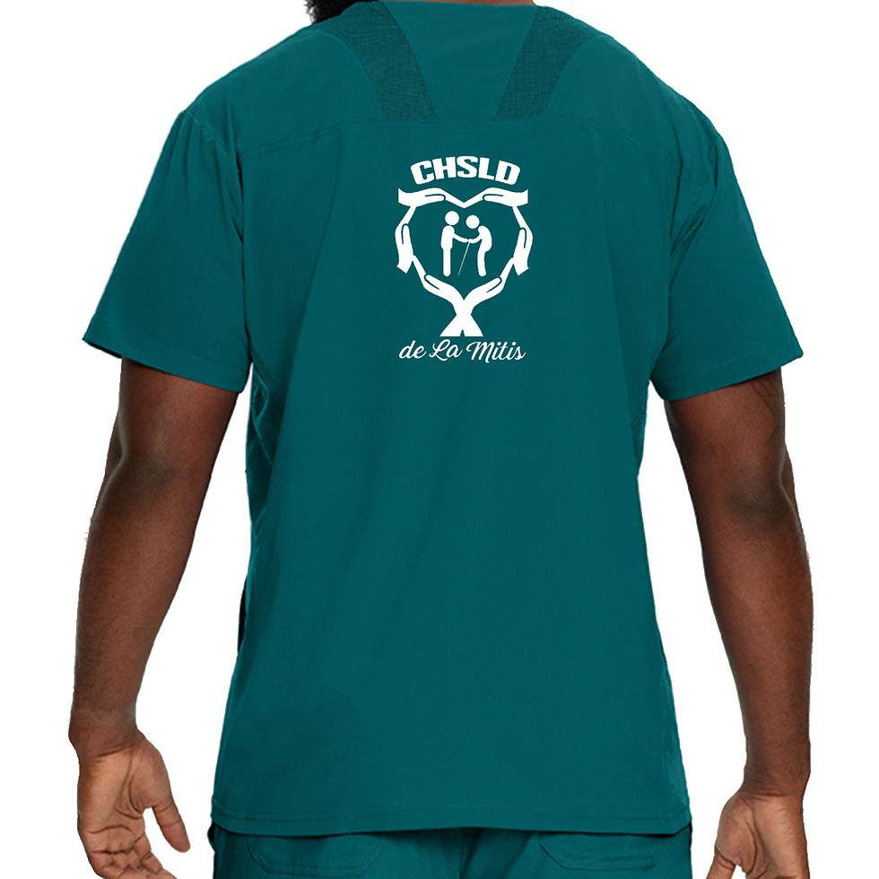 Miniature : CHSLD35 - Haut d'uniforme homme V / 3 poches côté