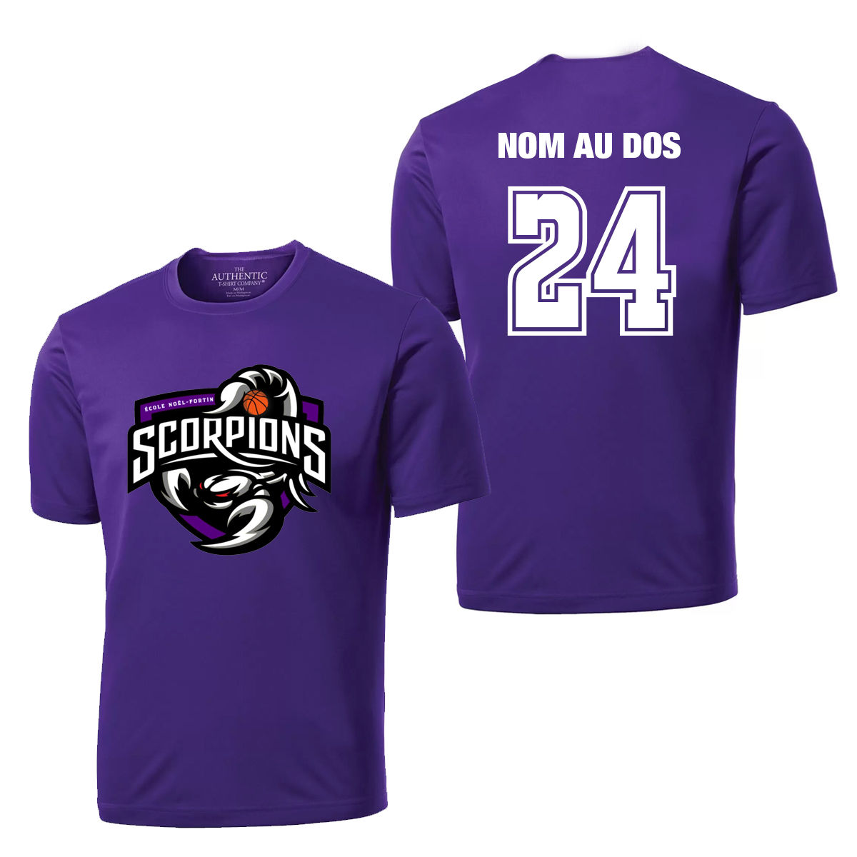 S06 - T-Shirt 100% polyester (junior, femme ou homme))