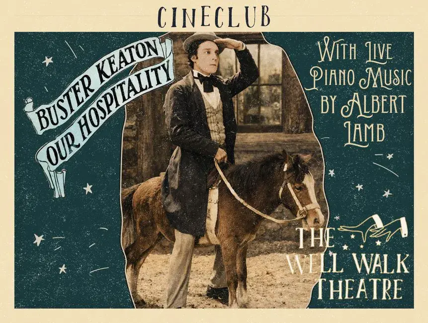 Buster Keaton: Our Hospitality with Live Piano (5+)