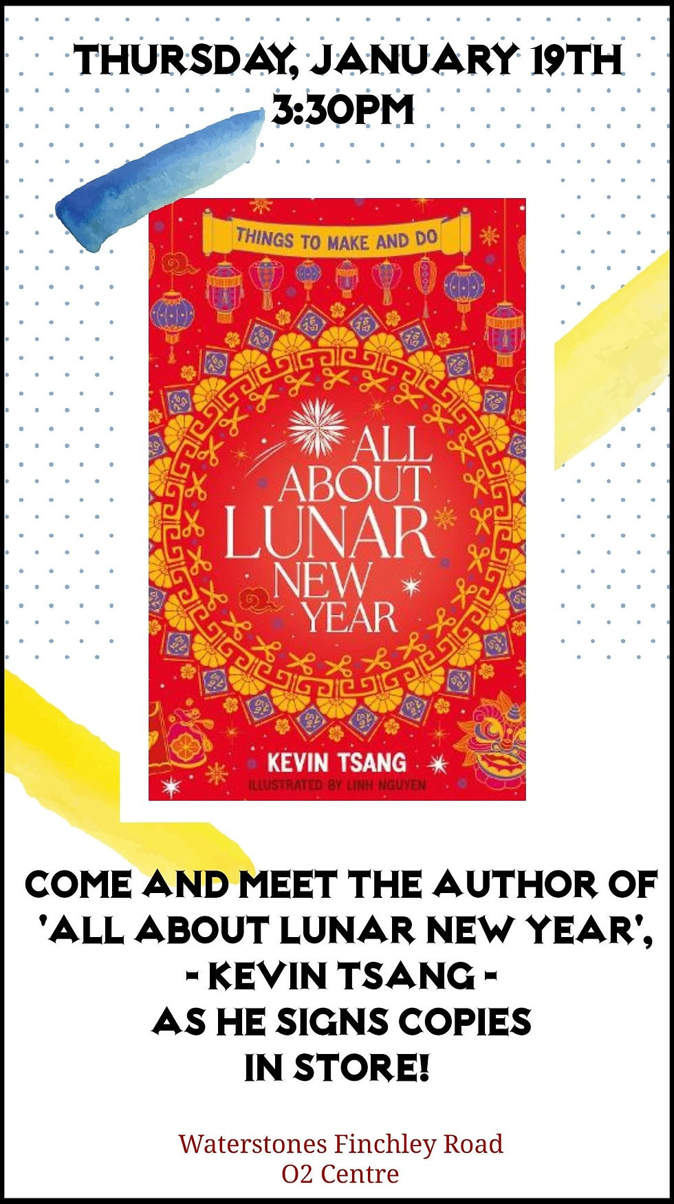 Meet The Author (Kevin Tsang at the O2 Centre)