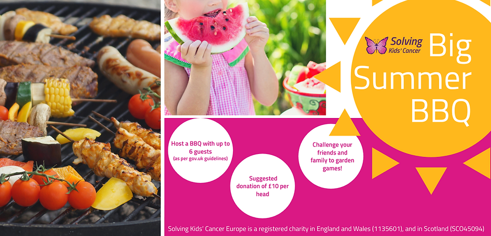 Summer BBQ to raise money for children with cancer