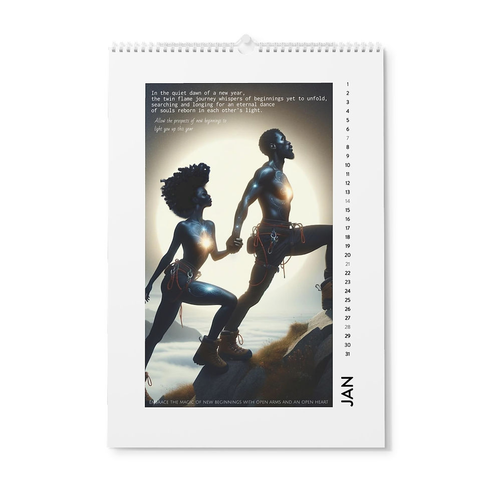 Thumbnail: Twin Flame Wall Calendar (2024)