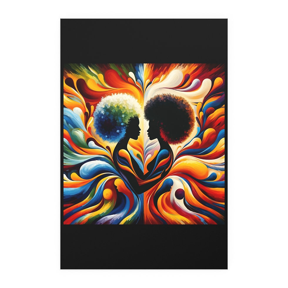Thumbnail: Twins Mirror Indoor Outdoor Silk Poster