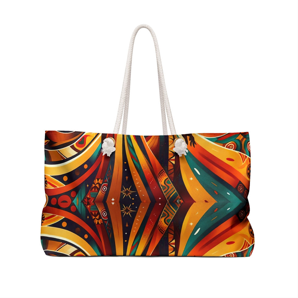 Thumbnail: Technicolour Goddess Weekender Tote Bag