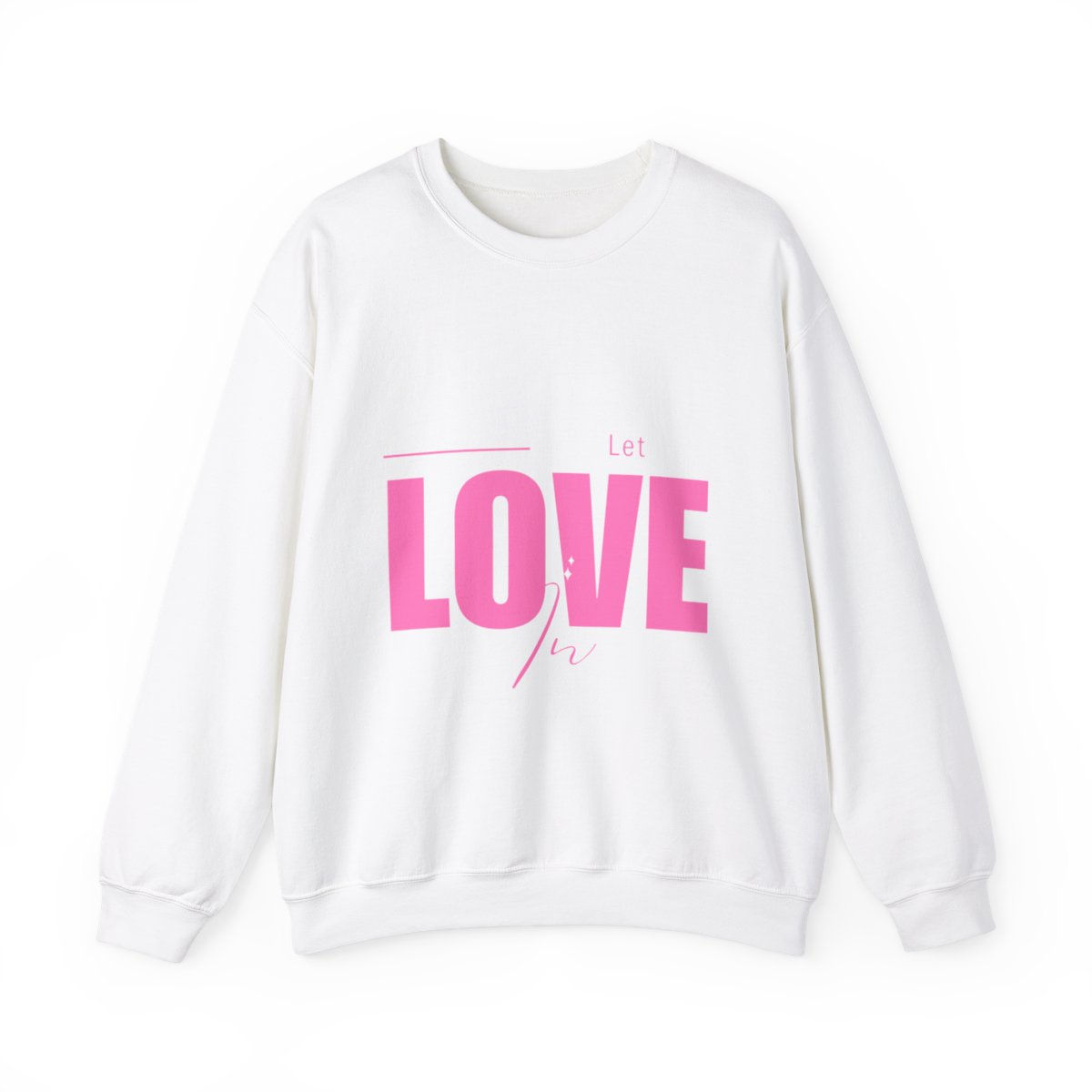 Let Love in Unisex Crewneck Sweatshirt