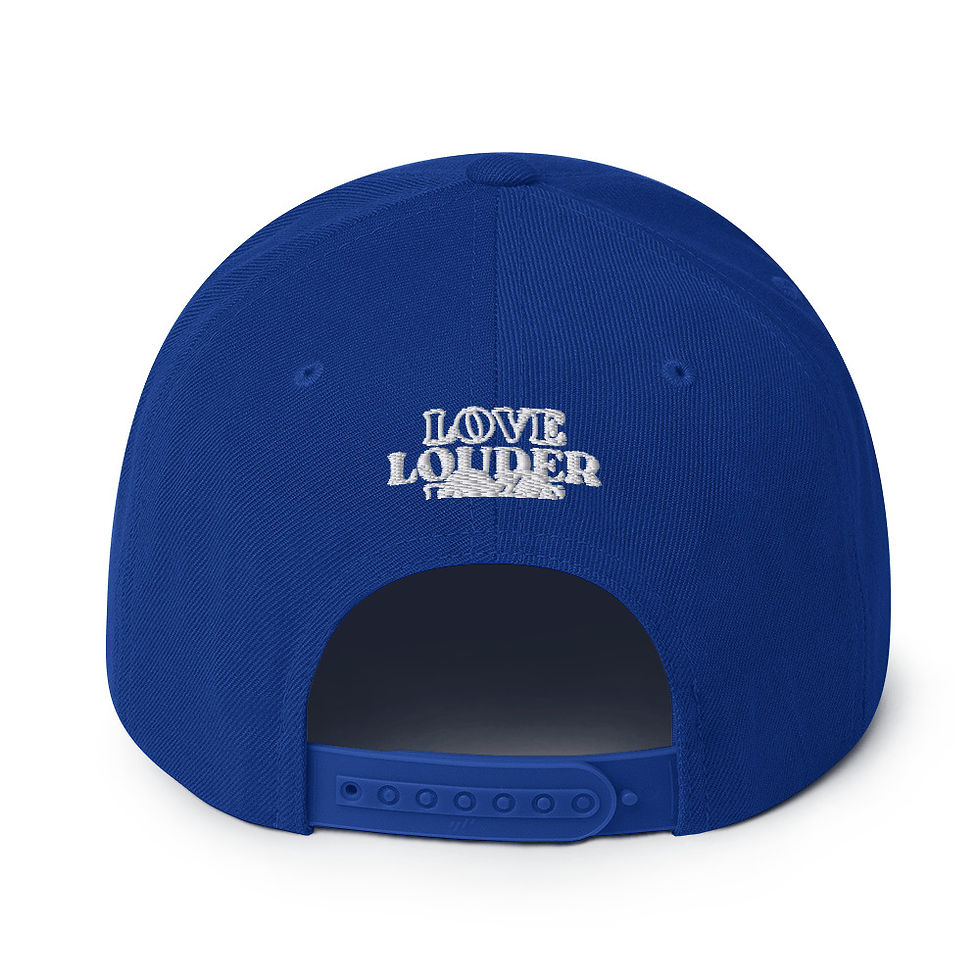 Thumbnail: Love Louder Snapback (white)