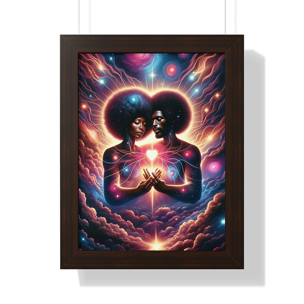 Thumbnail: Unified Hearts Framed Poster