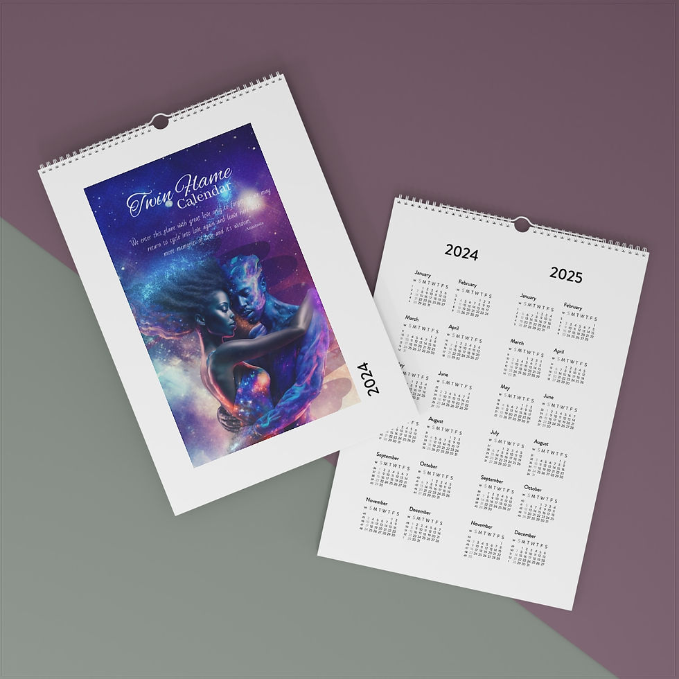 Thumbnail: Twin Flame Wall Calendar (2024)