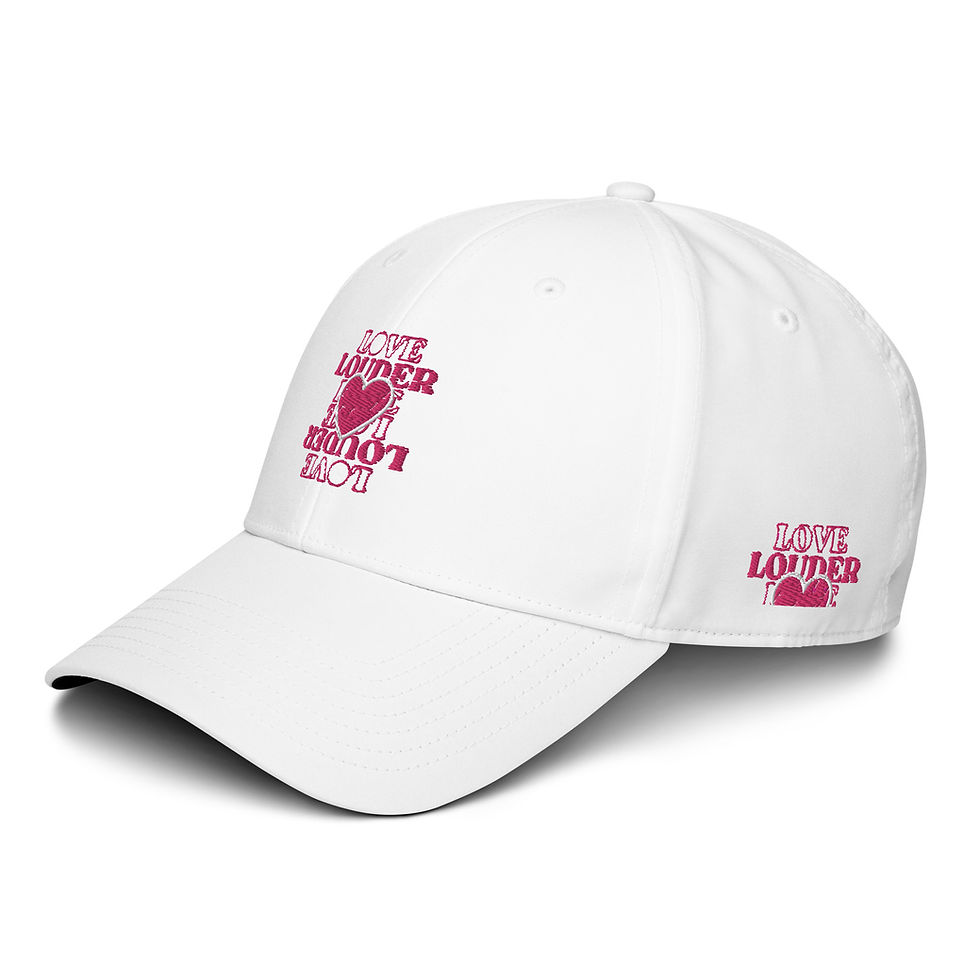 Thumbnail: Love Louder Adidas (Pink) Baseball Hat