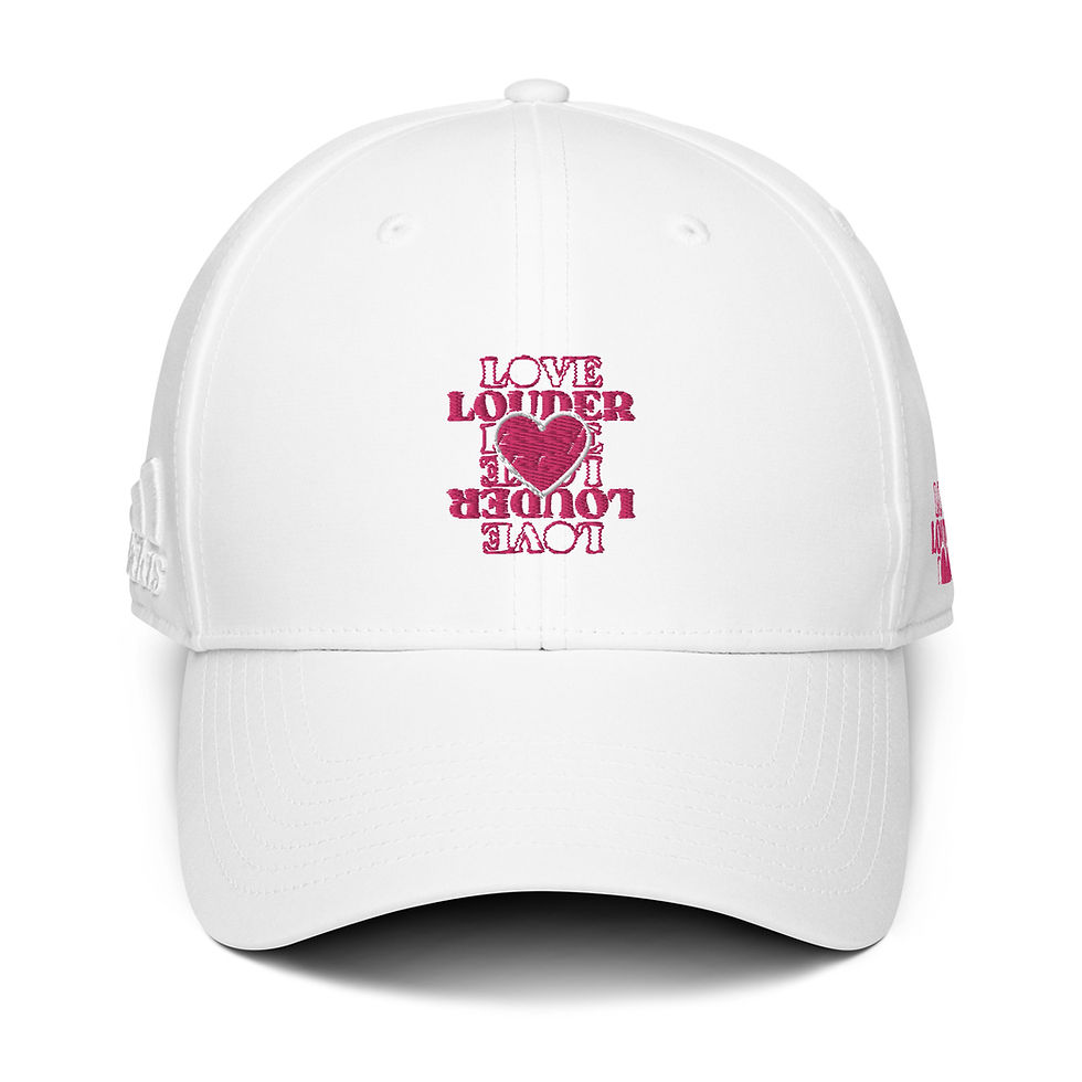 Thumbnail: Love Louder Adidas (Pink) Baseball Hat