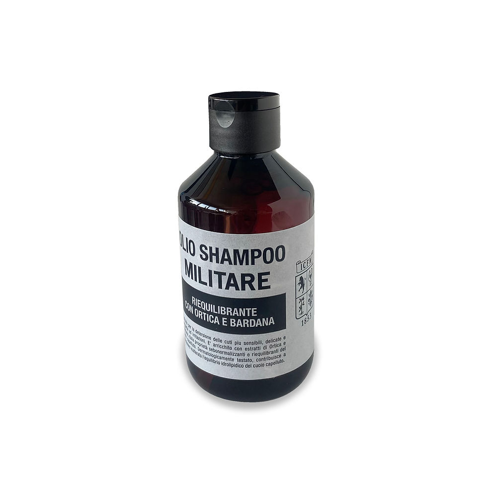 olio shampoo militare