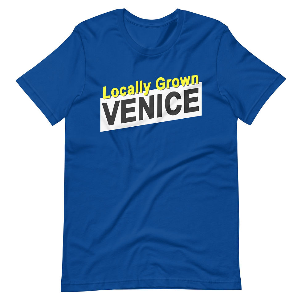 Thumbnail: Venice Slant Graphic - Locally Grown - Bella Canvas T-Shirt