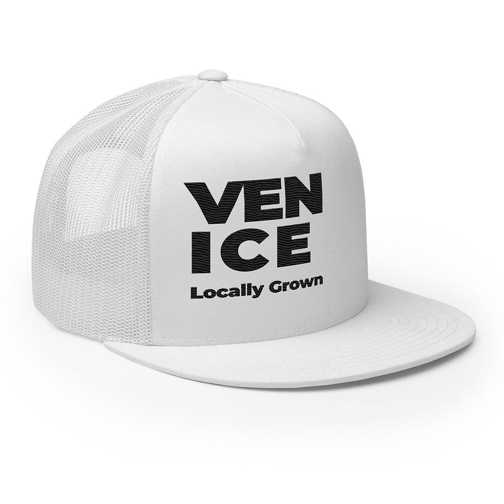 Thumbnail: VENICE Locally Grown Stacked Logo - Trucker Cap