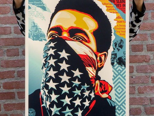 Shepard Fairey and Ted Soqui release 'American Rage' Obey Giant prints