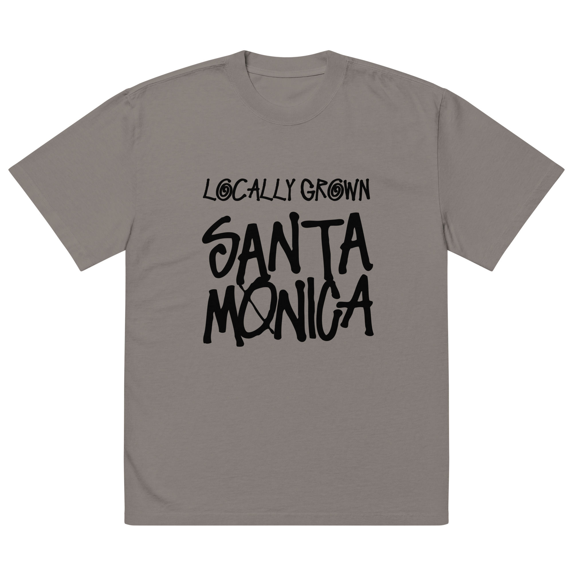 Locally Grown Santa Monica - Oversized Faded T-shirt