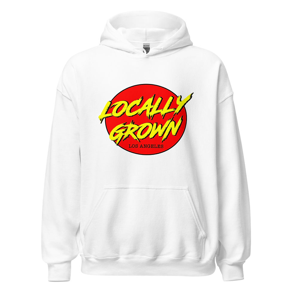 Thumbnail: 'Locally Grown' Los Angeles - Gildan Heavy Blend Soft Hoodie